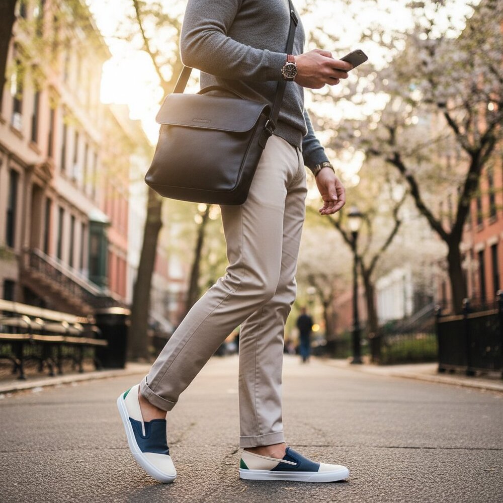 Sperry Jack Spade Top-Sider‎ Cloud Men's Canvas Slip-On Shoes 5.5M